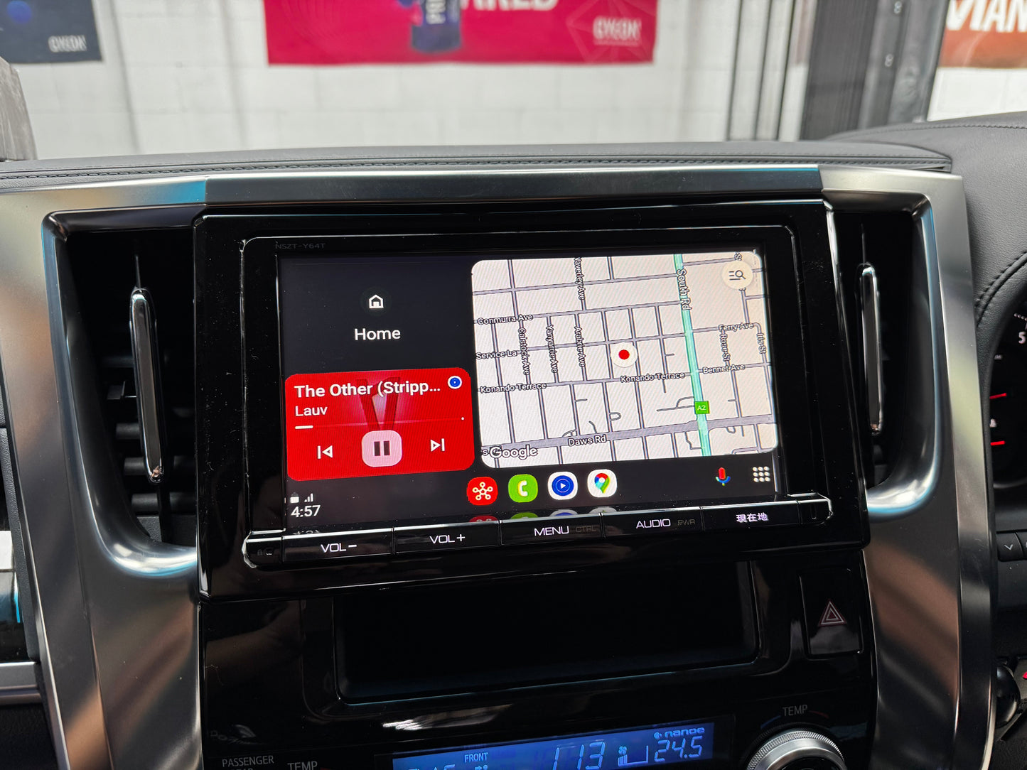 2008 - 2023 Toyota Alphard / Vellfire OEM head units wireless Apple CarPlay & Android Auto integration kits - CrownFocus