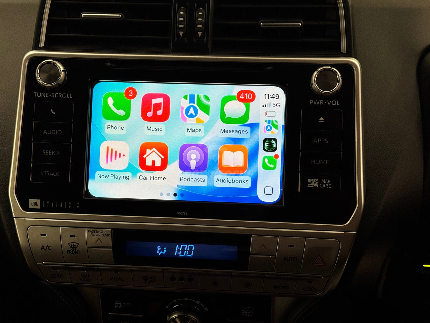 2013 - 2020 Toyota Landcruiser Prado LC150 GXL/VX /Kakadu OEM Apple CarPlay & Android Auto Integration Kits - CrownFocus