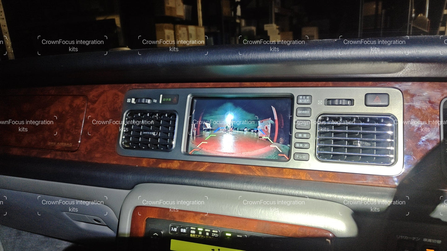 Toyota Century GZG50 OEM head units wireless Apple CarPlay & Android Auto Integration Kits - CrownFocus