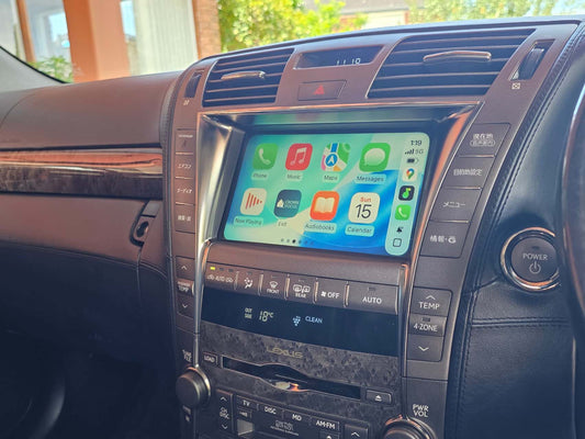 CrownFocus 2006-2012 Lexus LS LS460 LS600 OEM Head Units Wireless Apple CarPlay & Android Auto Integration Kits