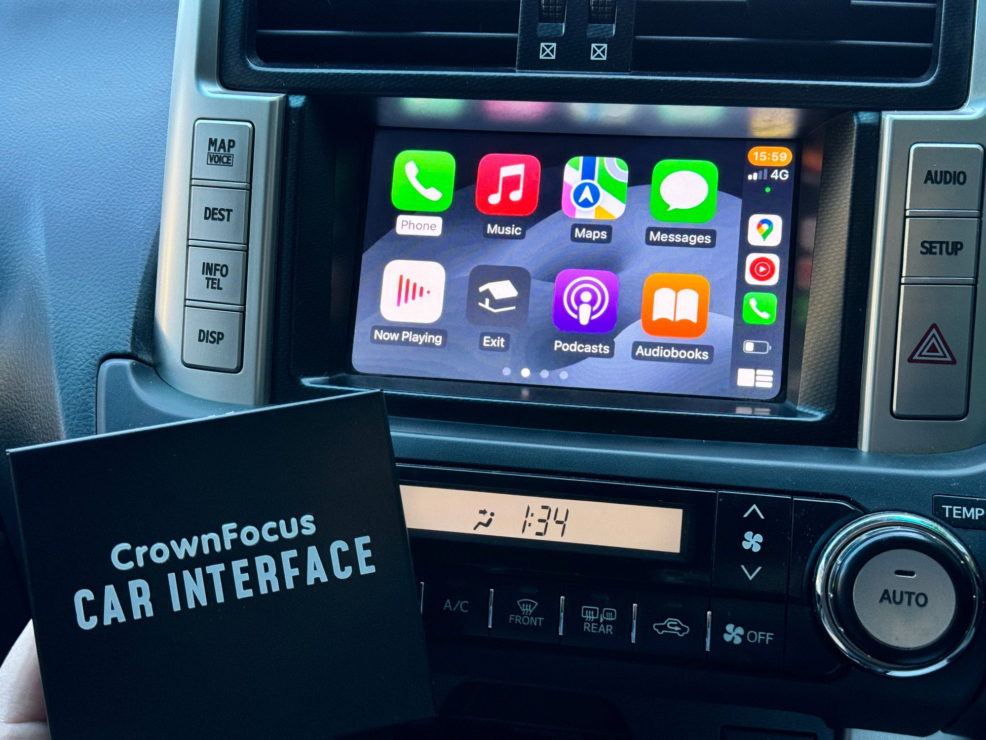 2006 - 2014 Toyota Landcruiser LC150 OEM Apple CarPlay & Android Auto Integration Kits - CrownFocus