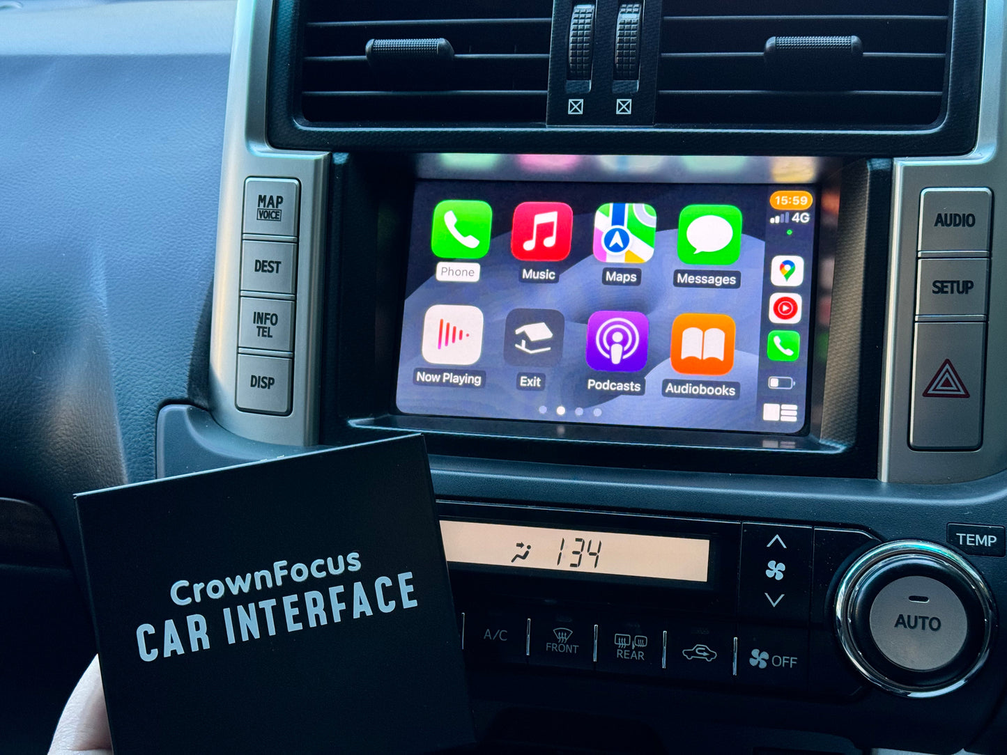 2006 - 2014 Toyota Landcruiser LC150 OEM Apple CarPlay & Android Auto Integration Kits - CrownFocus