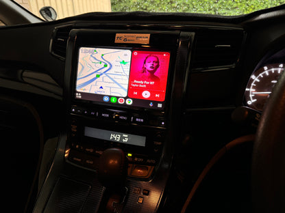 2008 - 2023 Toyota Alphard / Vellfire OEM head units wireless Apple CarPlay & Android Auto integration kits - CrownFocus