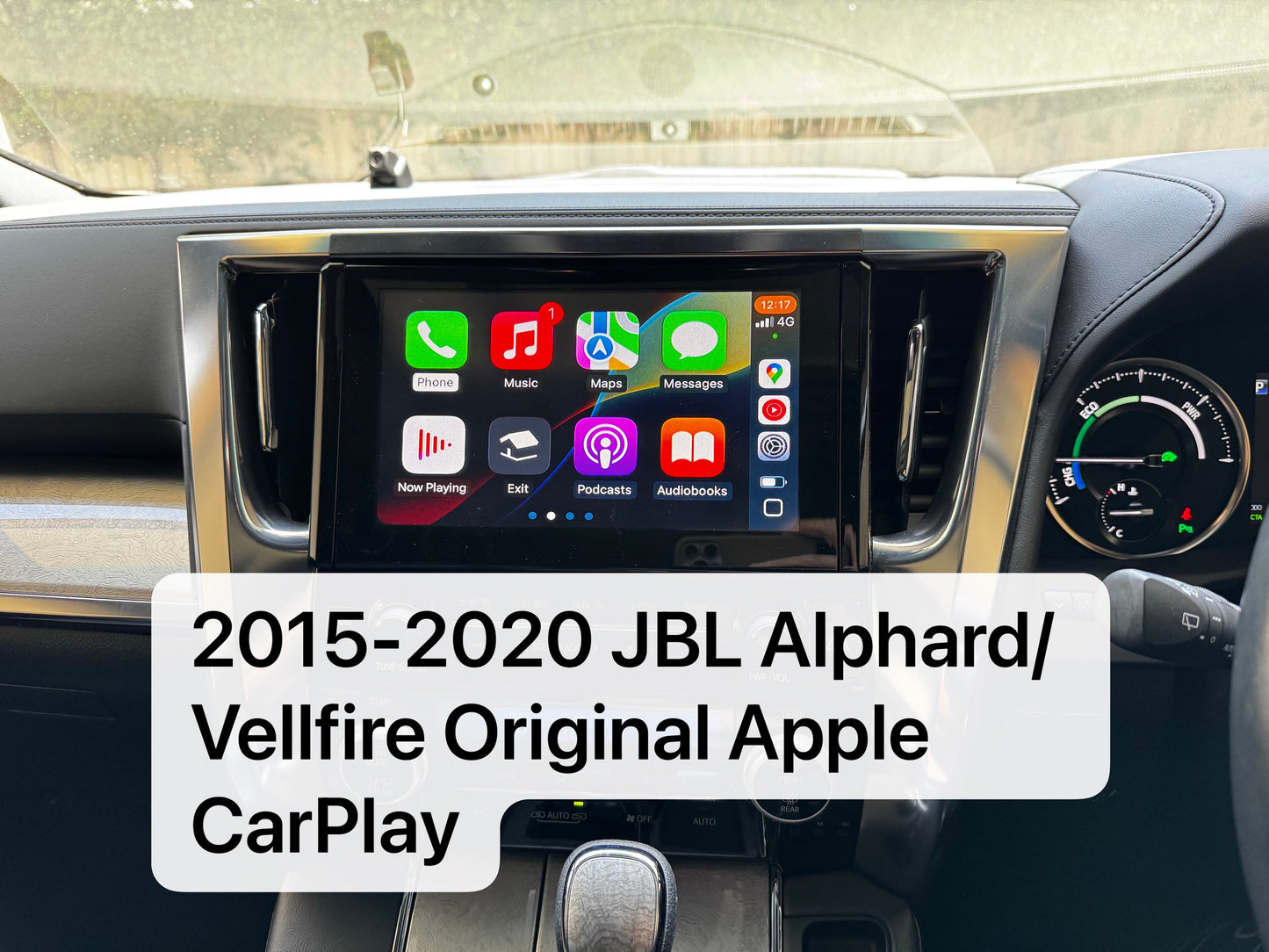 2008 - 2023 Toyota Alphard / Vellfire OEM head units wireless Apple CarPlay & Android Auto integration kits - CrownFocus