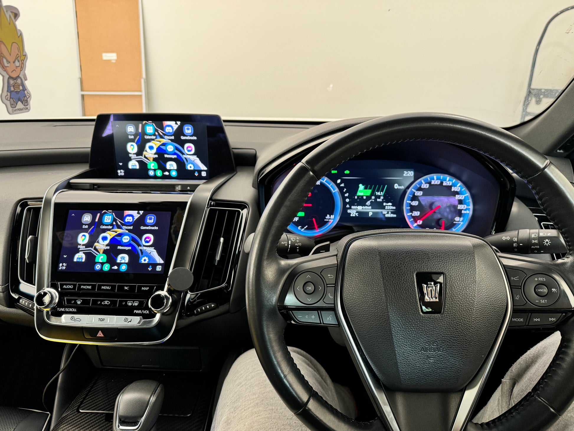 2018 - 2021 Toyota Crown S220 Original Head Units Wireless Apple CarPlay and Android Auto Integration Kits - CrownFocus