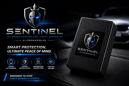 CrownFocus SENTINEL – Smart Anti-Theft Immobiliser for Toyota & Lexus