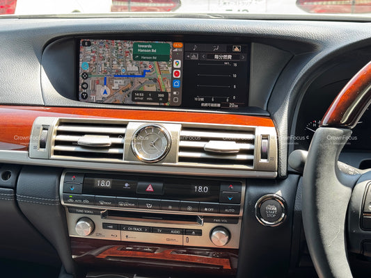 CrownFocus From 2013 Onward Lexus LS LS460 LS500h LS600 OEM Head Units Wireless Apple CarPlay & Android Auto Integration Kits