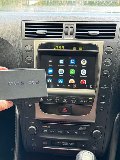 CrownFocus 2004 - 2012 Lexus GS OEM Head Units Wireless Apple CarPlay & Android Auto Integration Kits - CrownFocus