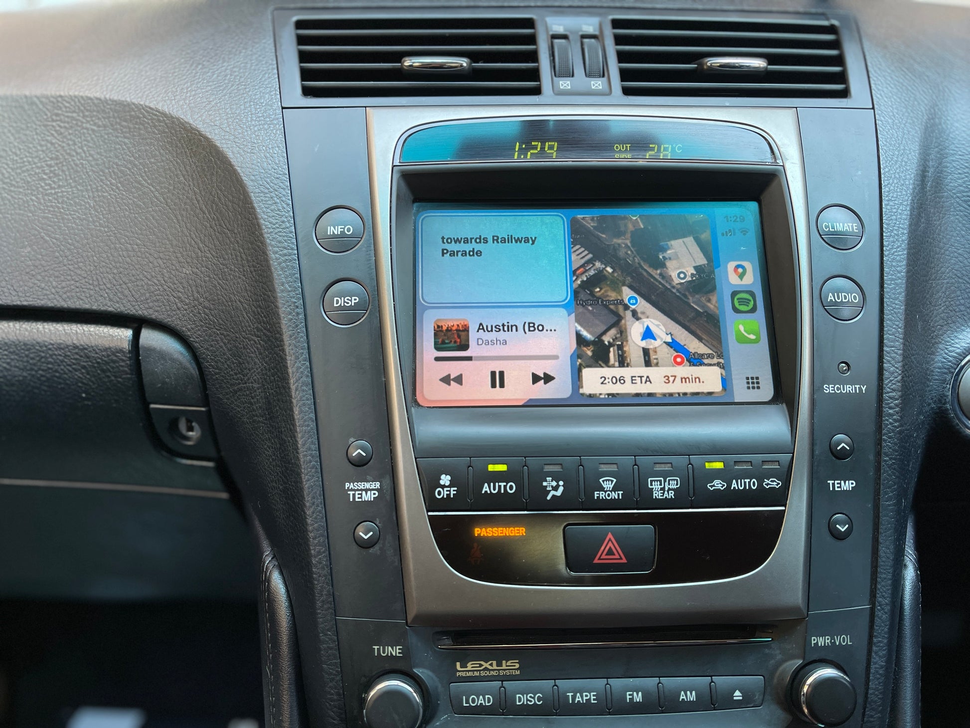 CrownFocus 2004 - 2012 Lexus GS OEM Head Units Wireless Apple CarPlay & Android Auto Integration Kits - CrownFocus