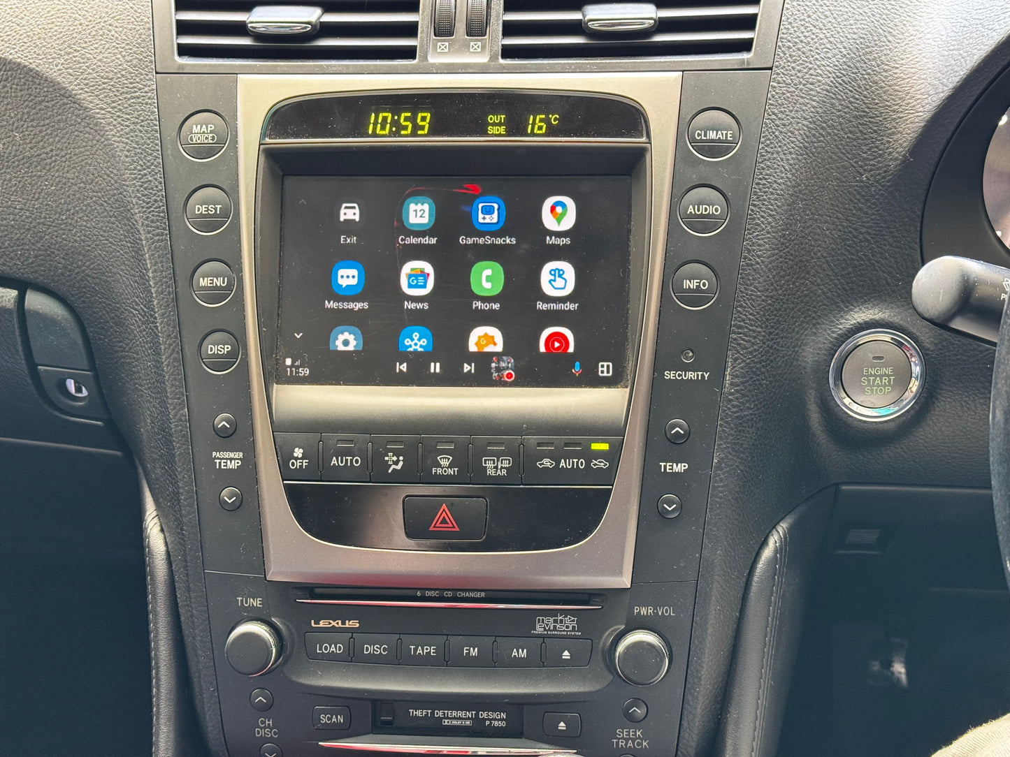 CrownFocus 2004 - 2012 Lexus GS OEM Head Units Wireless Apple CarPlay & Android Auto Integration Kits - CrownFocus