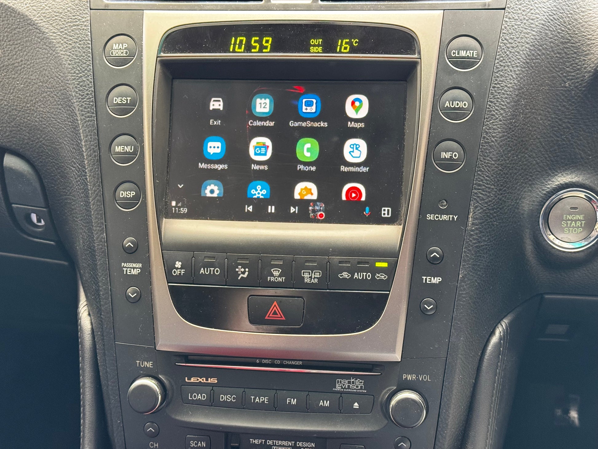 CrownFocus 2004 - 2012 Lexus GS OEM Head Units Wireless Apple CarPlay & Android Auto Integration Kits - CrownFocus