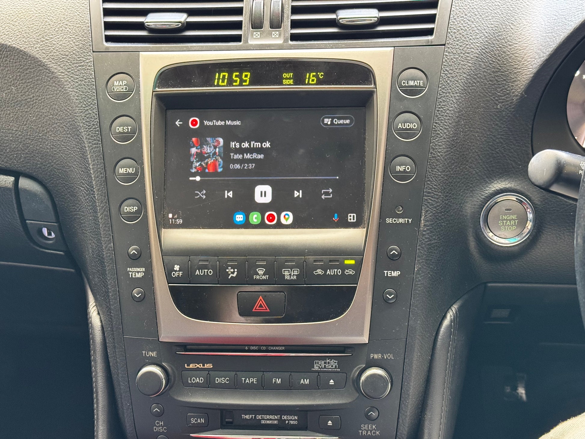 CrownFocus 2004 - 2012 Lexus GS OEM Head Units Wireless Apple CarPlay & Android Auto Integration Kits - CrownFocus