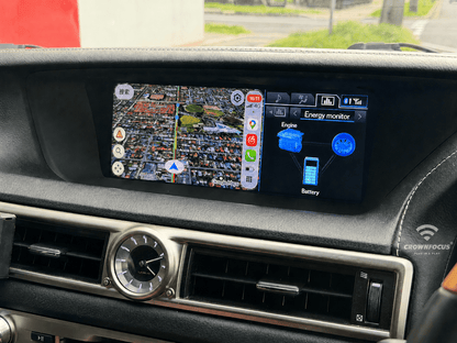 CrownFocus 2004-2019 Lexus GS300 GS350 GS430 GS450H GS460 URS190 GRS191 GWS191 GRS196 OEM Head Units Wireless Apple CarPlay & Android Auto Integration Kits - CrownFocus