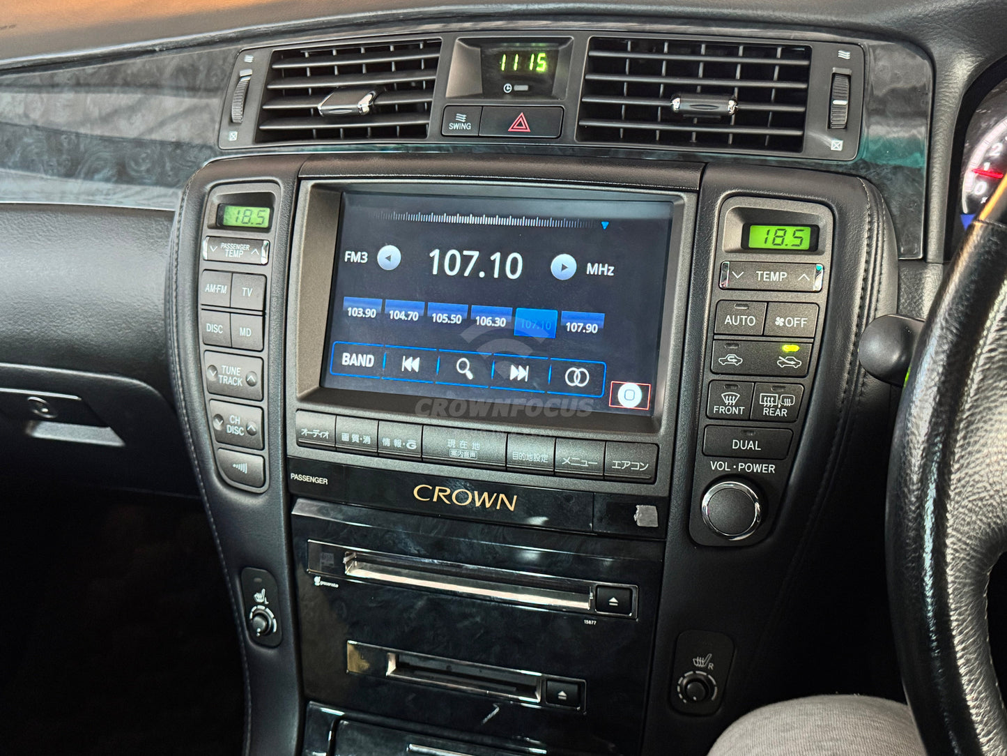 CrownFocus 2005-2008 Toyota Crown GRS184 OEM Head Units wireless Apple CarPlay & Android Auto Integration Kits - CrownFocus