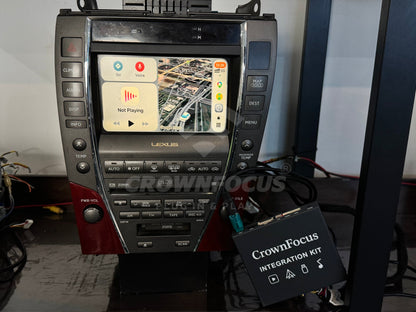 CrownFocus 2006-2009 Lexus ES350 OEM Wireless Apple CarPlay & Android Auto Integration Kits - CrownFocus
