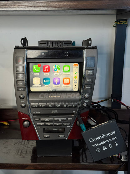 CrownFocus 2006-2009 Lexus ES350 OEM Wireless Apple CarPlay & Android Auto Integration Kits - CrownFocus