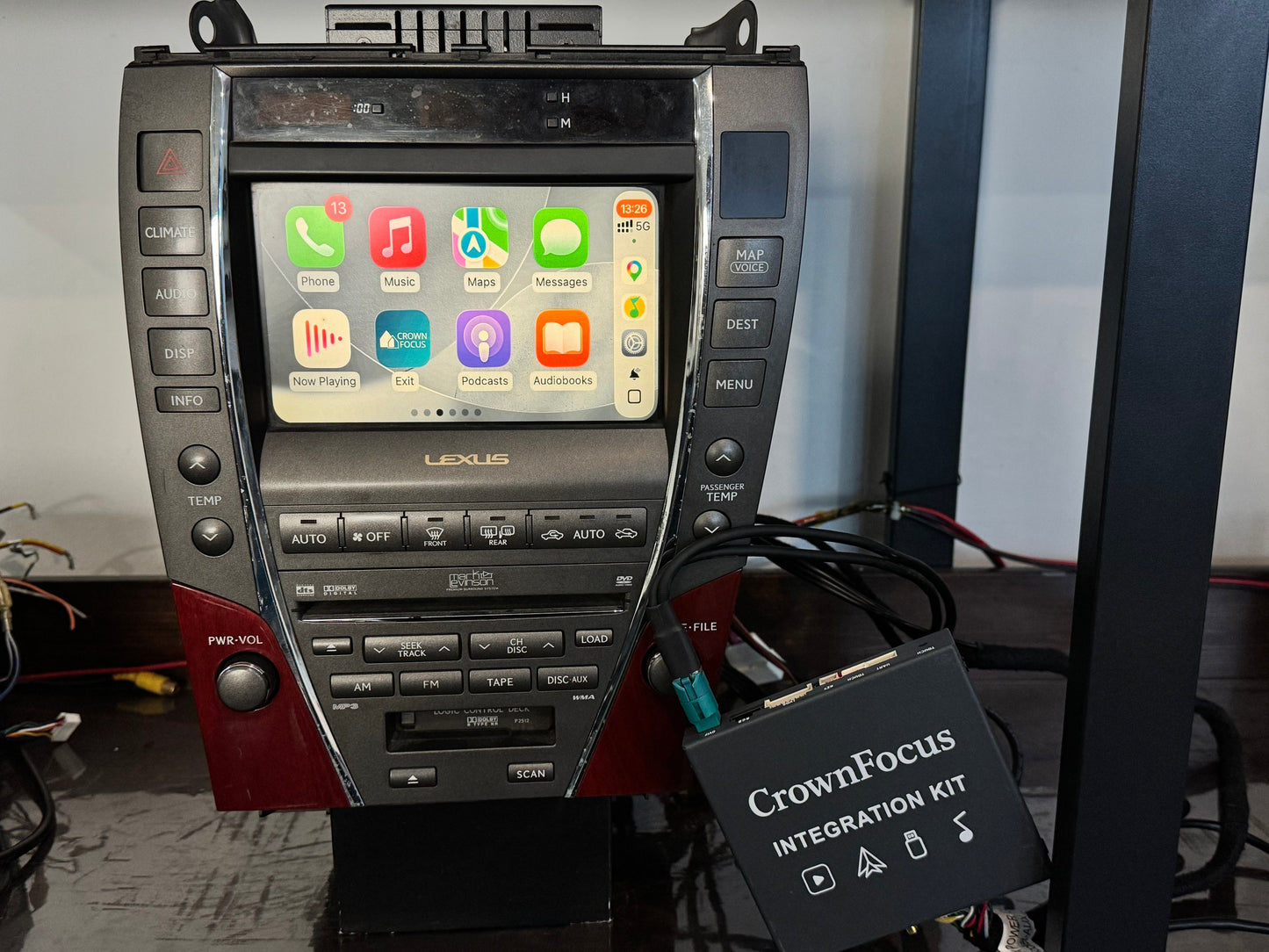 CrownFocus 2006 - 2009 Lexus ES350 OEM Wireless Apple CarPlay & Android Auto Integration Kits - CrownFocus