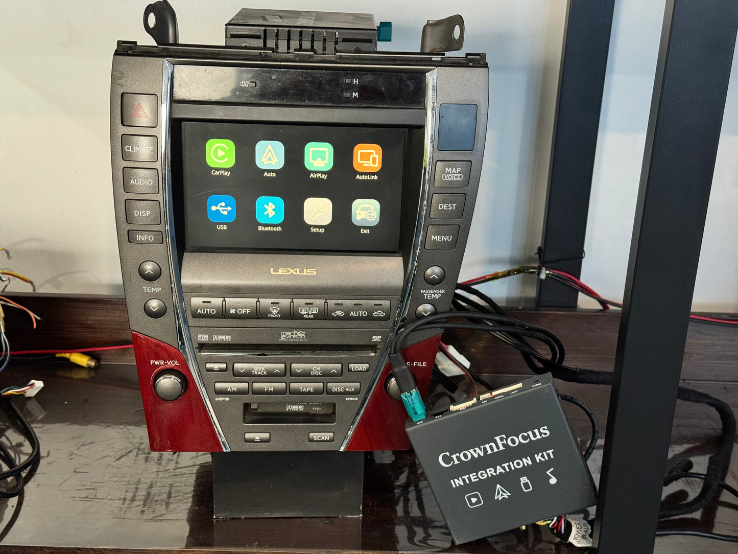 CrownFocus 2006 - 2009 Lexus ES350 OEM Wireless Apple CarPlay & Android Auto Integration Kits - CrownFocus