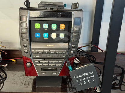 CrownFocus 2006-2009 Lexus ES350 OEM Wireless Apple CarPlay & Android Auto Integration Kits - CrownFocus
