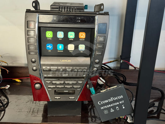 CrownFocus 2006-2009 Lexus ES350 OEM Wireless Apple CarPlay & Android Auto Integration Kits - CrownFocus