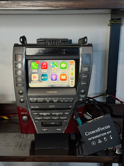 CrownFocus 2006 - 2009 Lexus ES350 OEM Wireless Apple CarPlay & Android Auto Integration Kits - CrownFocus