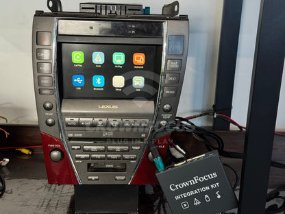 CrownFocus 2006-2009 Lexus ES350 OEM Wireless Apple CarPlay & Android Auto Integration Kits - CrownFocus