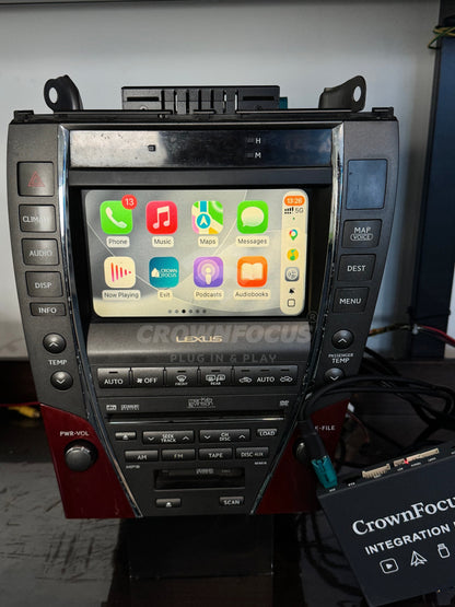 CrownFocus 2006-2009 Lexus ES350 OEM Wireless Apple CarPlay & Android Auto Integration Kits - CrownFocus