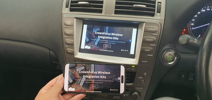 CrownFocus 2006-2012 Lexus IS/ISF/JDM ISF OEM Wireless Apple CarPlay & Android Auto Integration Kits - CrownFocus