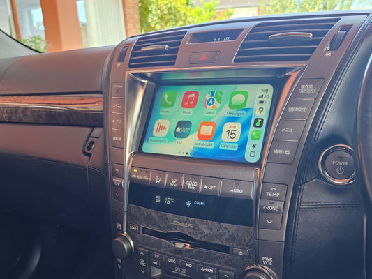 CrownFocus 2006-2012 Lexus LS LS460 LS600 OEM Head Units Wireless Apple CarPlay & Android Auto Integration Kits - CrownFocus