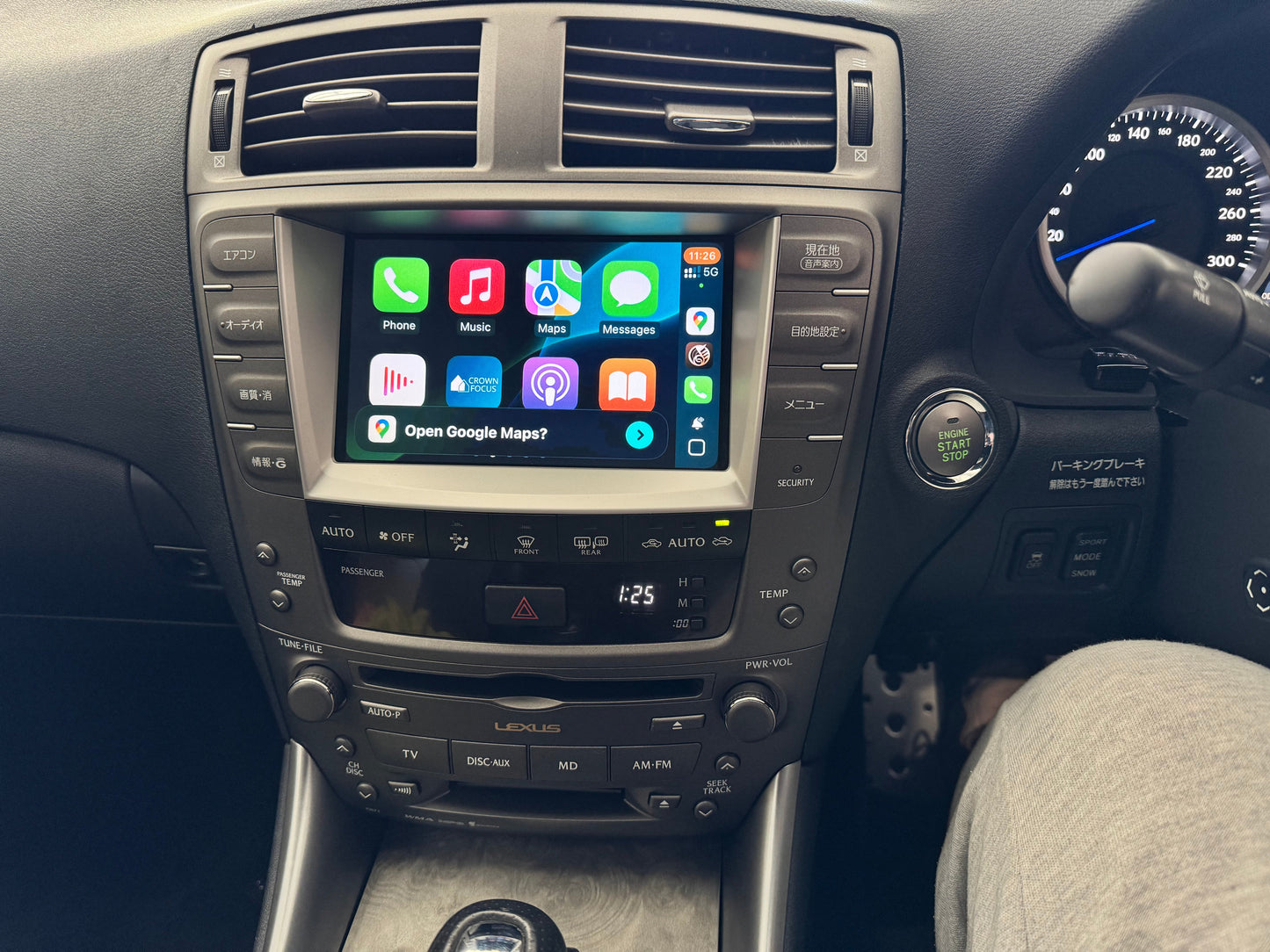 CrownFocus 2007 - 2013 Lexus IS/ISF/JDM IS250 IS300 IS350 ISF OEM Wireless Apple CarPlay & Android Auto Integration Kits - CrownFocus
