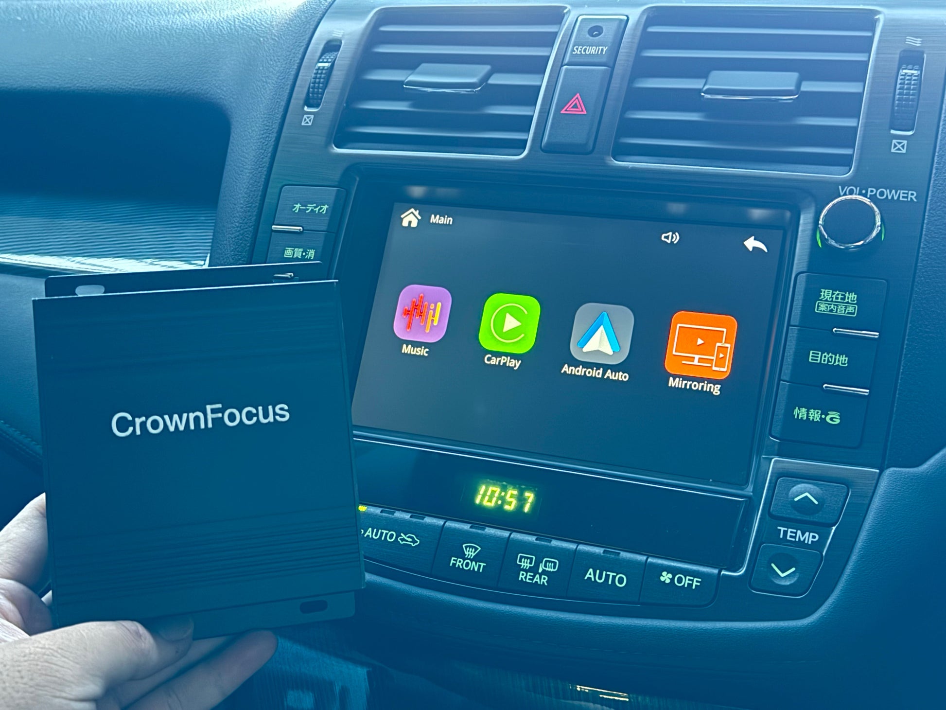 CrownFocus 2008 - 2012 Toyota Crown Athlete GRS204 OEM Head Units Wireless Apple CarPlay & Android Auto Integration Kits - CrownFocus