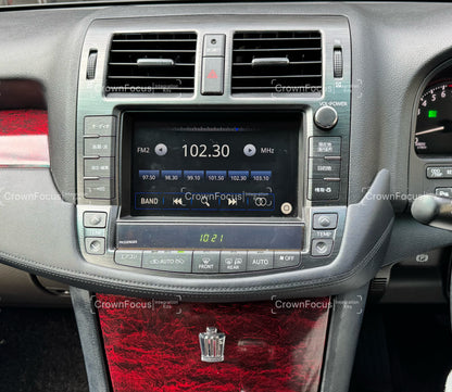 CrownFocus 2008 - 2012 Toyota Crown Hybrid GWS204 OEM Head Units Wireless Apple CarPlay & Android Auto Integration Kits - CrownFocus