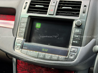 CrownFocus 2008 - 2012 Toyota Crown Hybrid GWS204 OEM Head Units Wireless Apple CarPlay & Android Auto Integration Kits - CrownFocus