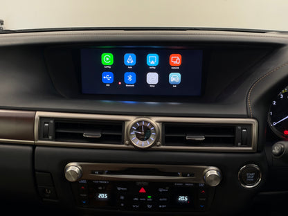 CrownFocus 2013-2019 Lexus JDM GSF/GS300 GS350 GS450H OEM Head Units Wireless Apple CarPlay & Android Auto Integration Kits - CrownFocus