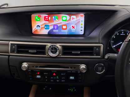 CrownFocus 2013-2019 Lexus JDM GSF/GS300 GS350 GS450H OEM Head Units Wireless Apple CarPlay & Android Auto Integration Kits - CrownFocus