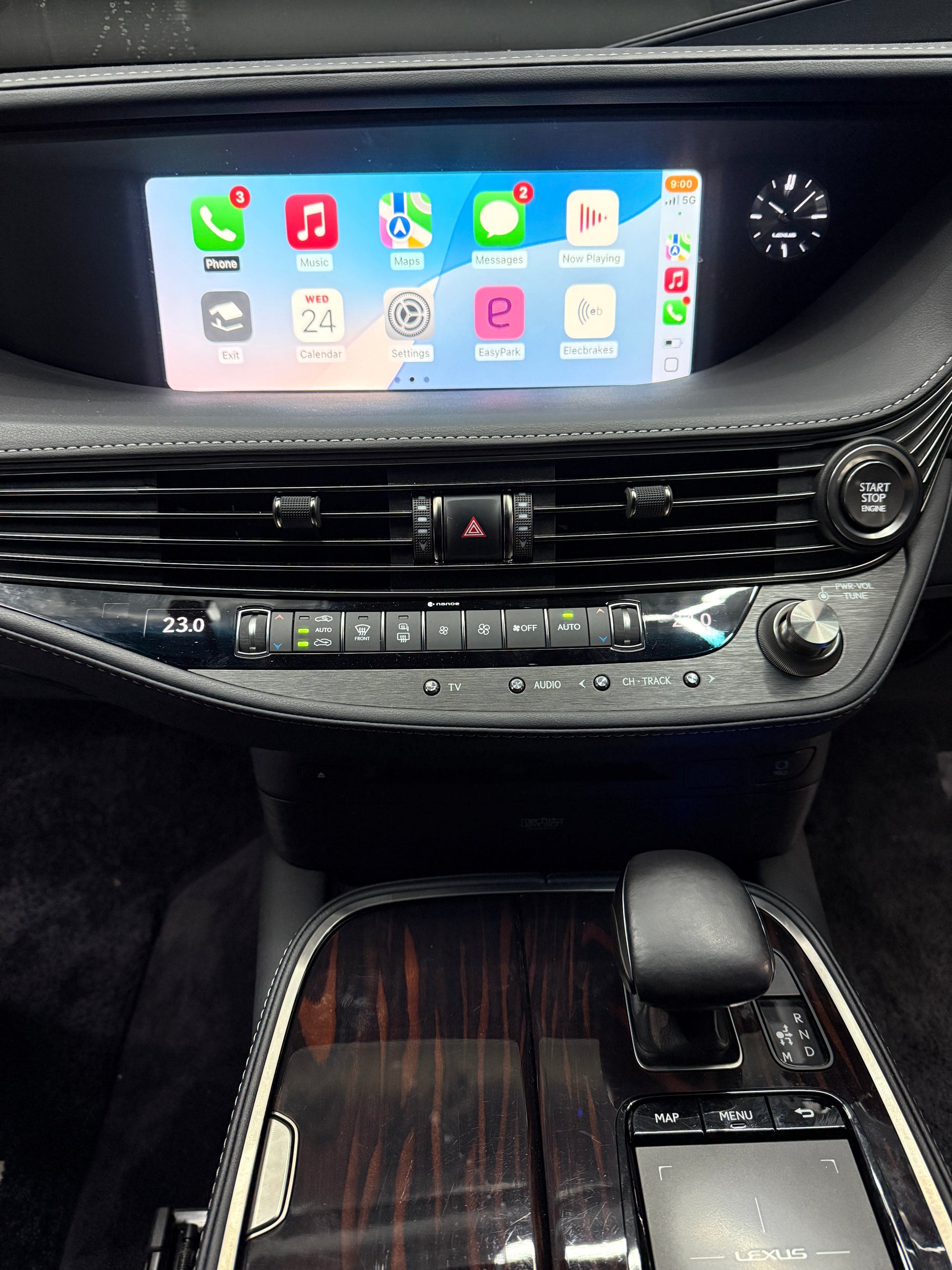 CrownFocus 2013 Onward Lexus LS LS460 LS500h LS600 OEM Head Units Wireless Apple CarPlay & Android Auto Integration Kits - CrownFocus