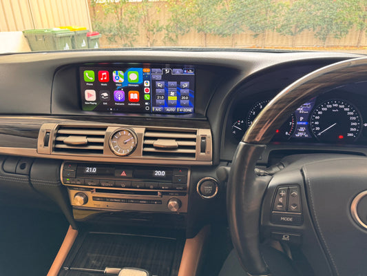 CrownFocus 2013 Onward Lexus LS LS460 LS500h LS600 OEM Head Units Wireless Apple CarPlay & Android Auto Integration Kits - CrownFocus