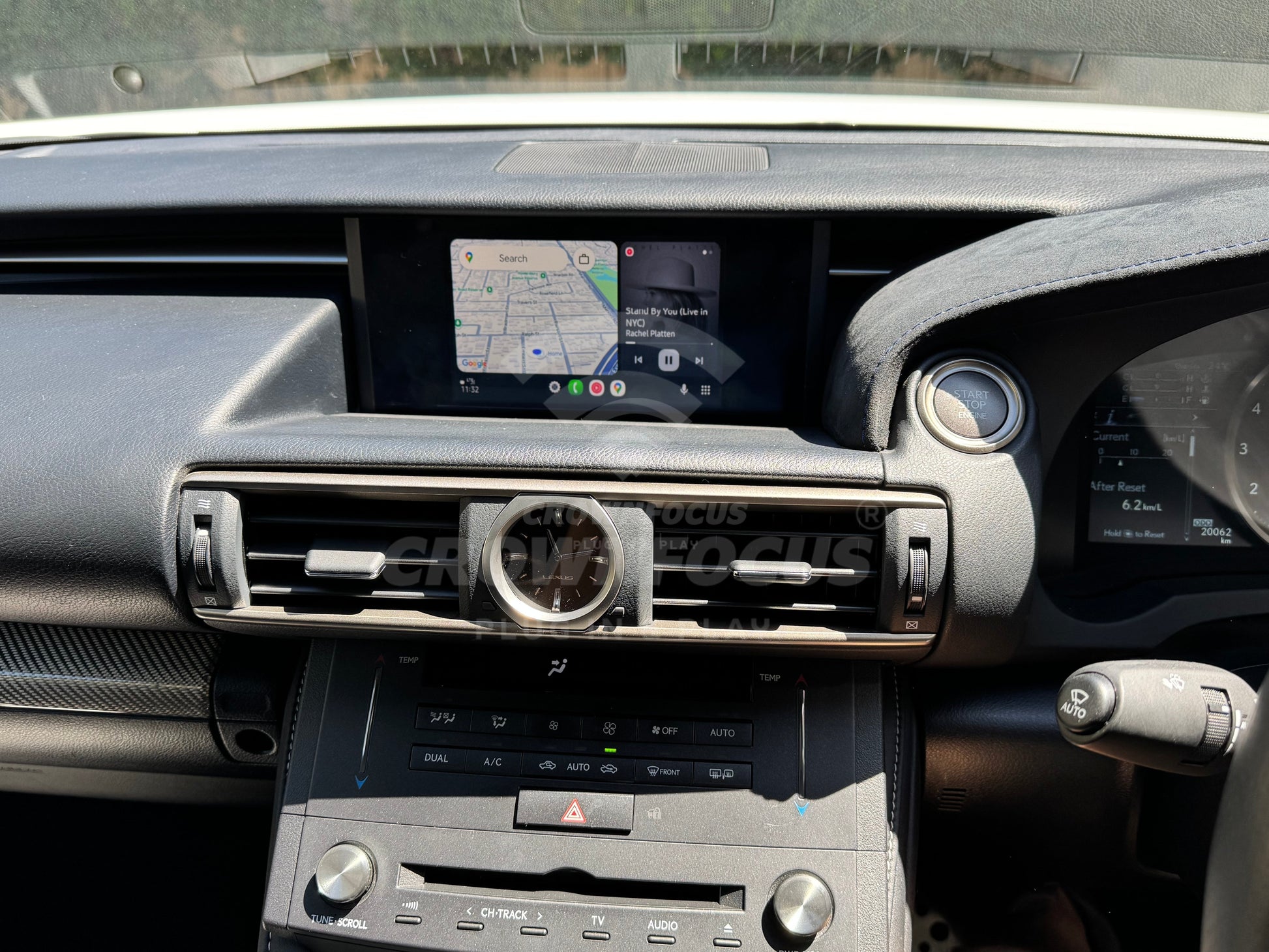 CrownFocus 2013 onward Lexus RC/JDM RCF – OEM Wireless CarPlay & Android Auto Integration Kit - CrownFocus