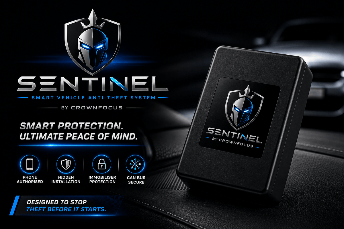 CrownFocus SENTINEL – Smart Anti-Theft Immobiliser for Toyota & Lexus - CrownFocus