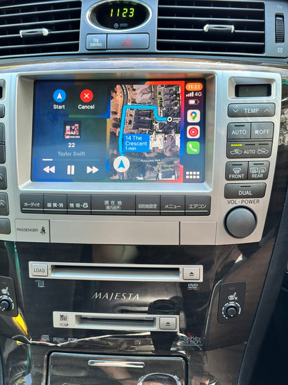 CrownFocus 2004-2006 Toyota Crown Majesta UZS186s1 wireless Apple CarPlay Integration Kits - CrownFocus