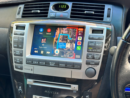 CrownFocus 2004-2006 Toyota Crown Majesta UZS186s1 wireless Apple CarPlay Integration Kits - CrownFocus