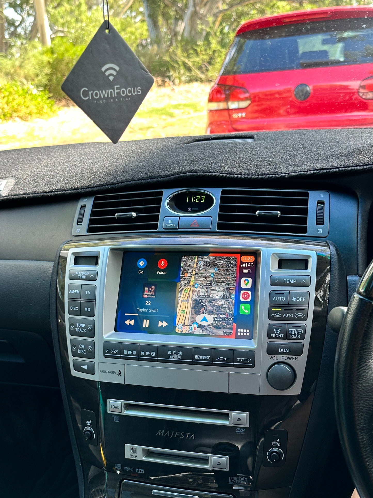 CrownFocus 2004-2006 Toyota Crown Majesta UZS186s1 wireless Apple CarPlay Integration Kits - CrownFocus