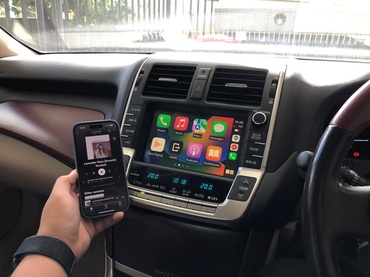 CrownFocus 2008-2012 Crown Majesta URS206 Wireless Apple CarPlay Integration Kits - CrownFocus