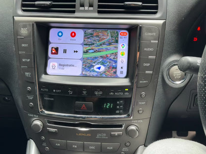 CrownFocus 2007-2013 Lexus IS/ISF/JDM IS250 IS300 IS350 ISF OEM Wireless Apple CarPlay & Android Auto Integration Kits