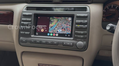 Toyota Crown JZS171 Original Head Units Wireless Apple CarPlay & Android Auto integration kit