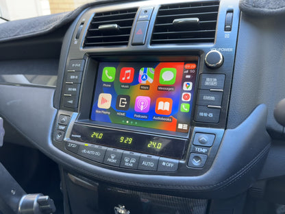 CrownFocus 2008-2012 Toyota Crown Athlete GRS204 OEM Head Units Wireless Apple CarPlay & Android Auto Integration Kits