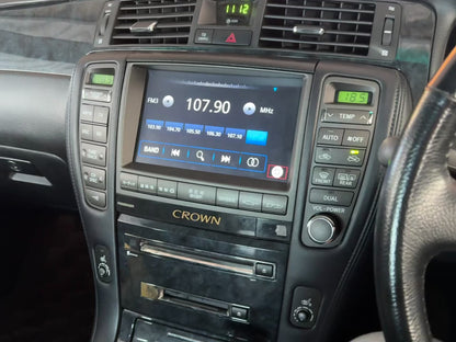 CrownFocus 2005-2008 Toyota Crown GRS184 OEM Head Units wireless Apple CarPlay & Android Auto Integration Kits