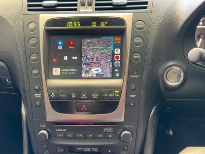 CrownFocus 2004-2019 Lexus GS300 GS350 GS430 GS450H GS460 URS190 GRS191 GWS191 GRS196  OEM Head Units Wireless Apple CarPlay & Android Auto Integration Kits