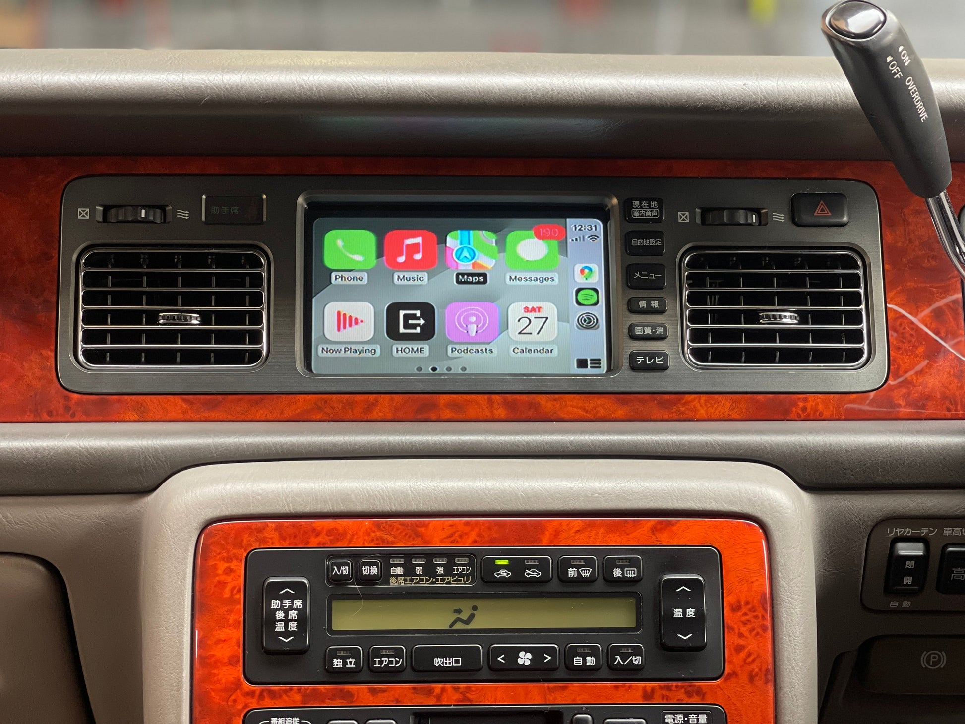 Toyota Century OEM head units wireless Apple CarPlay & Android Auto - CrownFocus