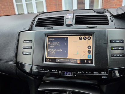 Toyota GRX series Factory Head Units Wireless Apple CarPlay & Android Auto Integration kits - CrownFocus